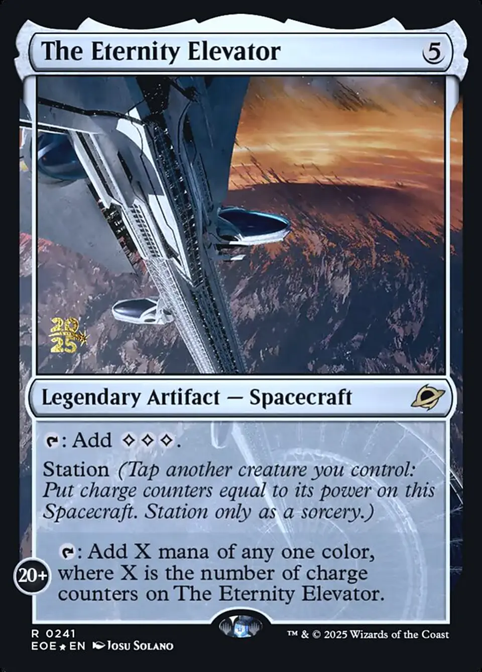 The Eternity Elevator (Launch foil) | Español | NM | PEOE 1