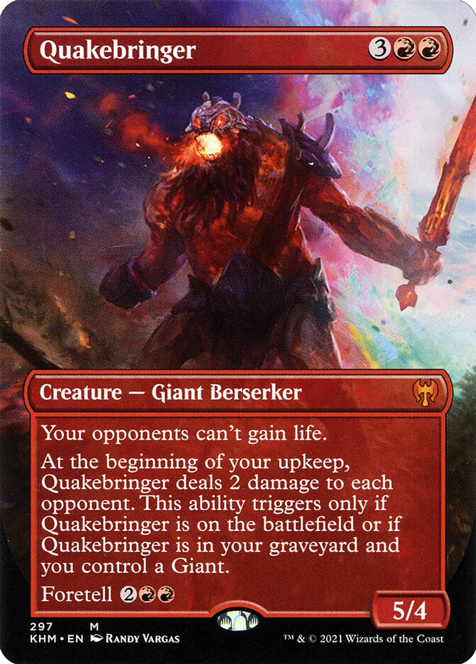 Quakebringer (Borderless) | Español | NM | KHM 1
