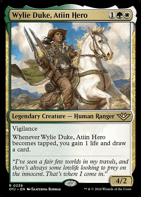 Wylie Duke, Atiin Hero | Inglés | NM | OTJ