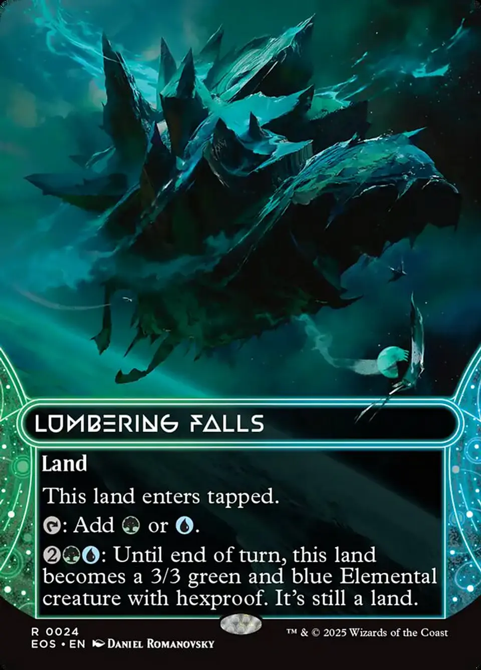 Lumbering Falls (Borderless) | Inglés | NM | EOS 1
