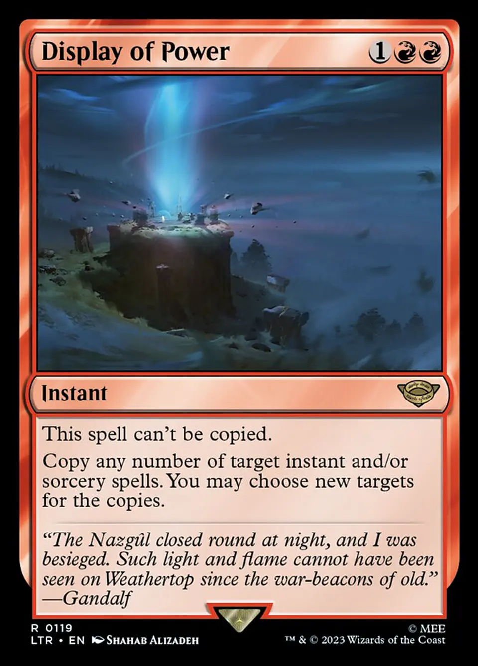 Display of Power | Inglés | NM | LTR 1