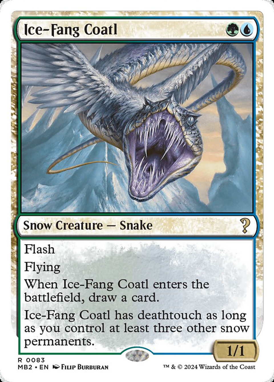Ice-Fang Coatl | Inglés | EX | MB2 1