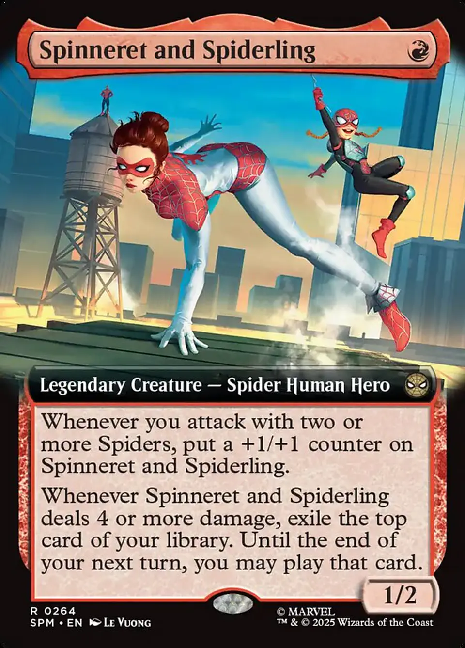 Spinneret and Spiderling (Extended Art foil) | Inglés | NM | SPM 1