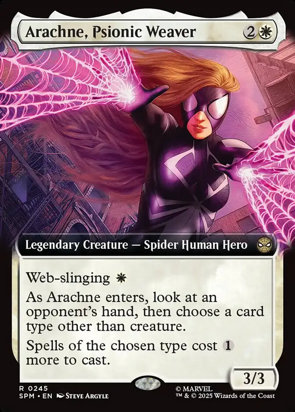 Arachne, Psionic Weaver (Extended Art) | Inglés | NM | SPM 1