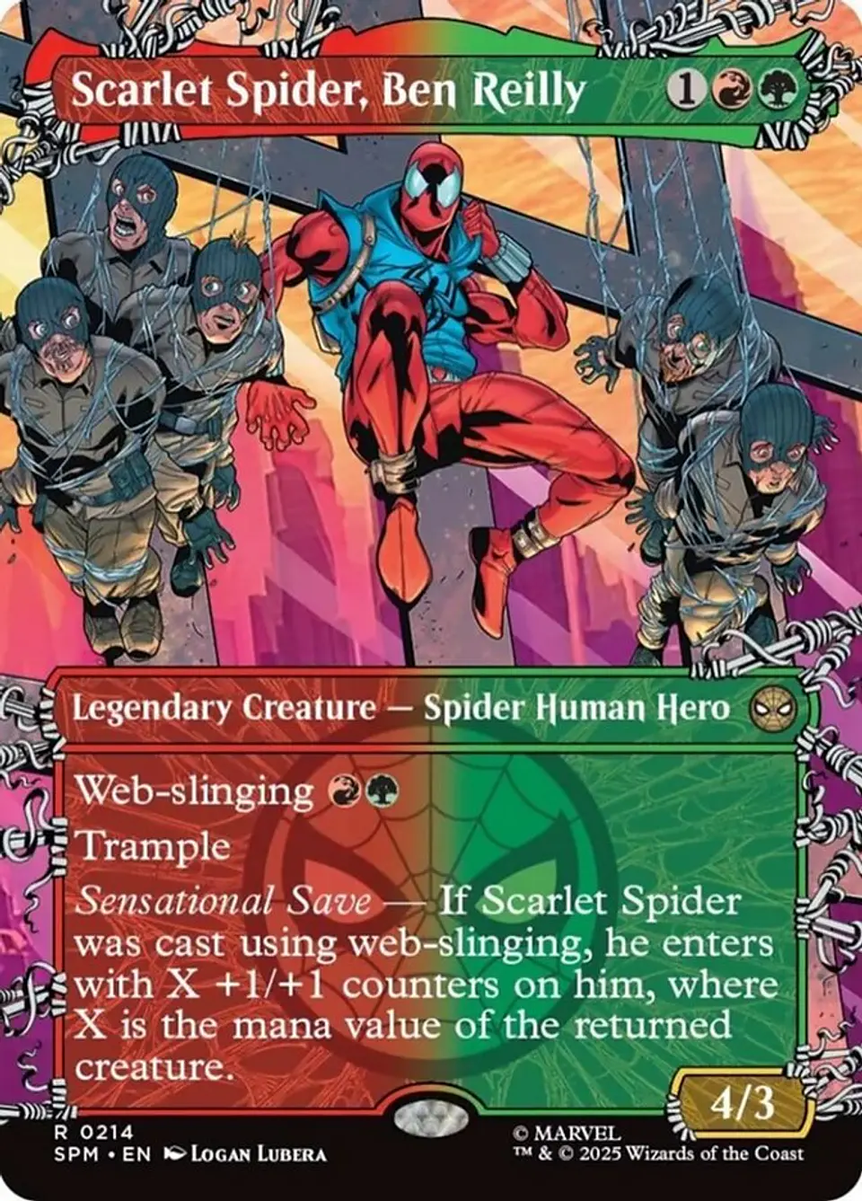 Scarlet Spider, Ben Reilly (Showcase foil) | Inglés | NM | SPM 1