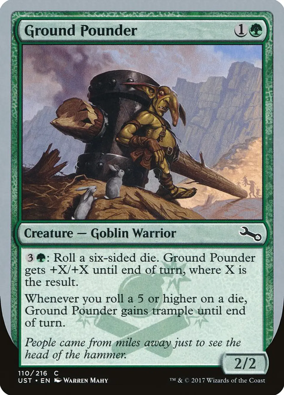 Ground Pounder | Inglés | NM | UST 1