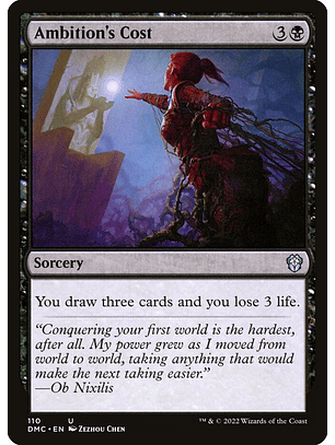 Ambition's Cost | Inglés | NM | DMC