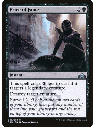 Price of Fame | Español | EX | GRN