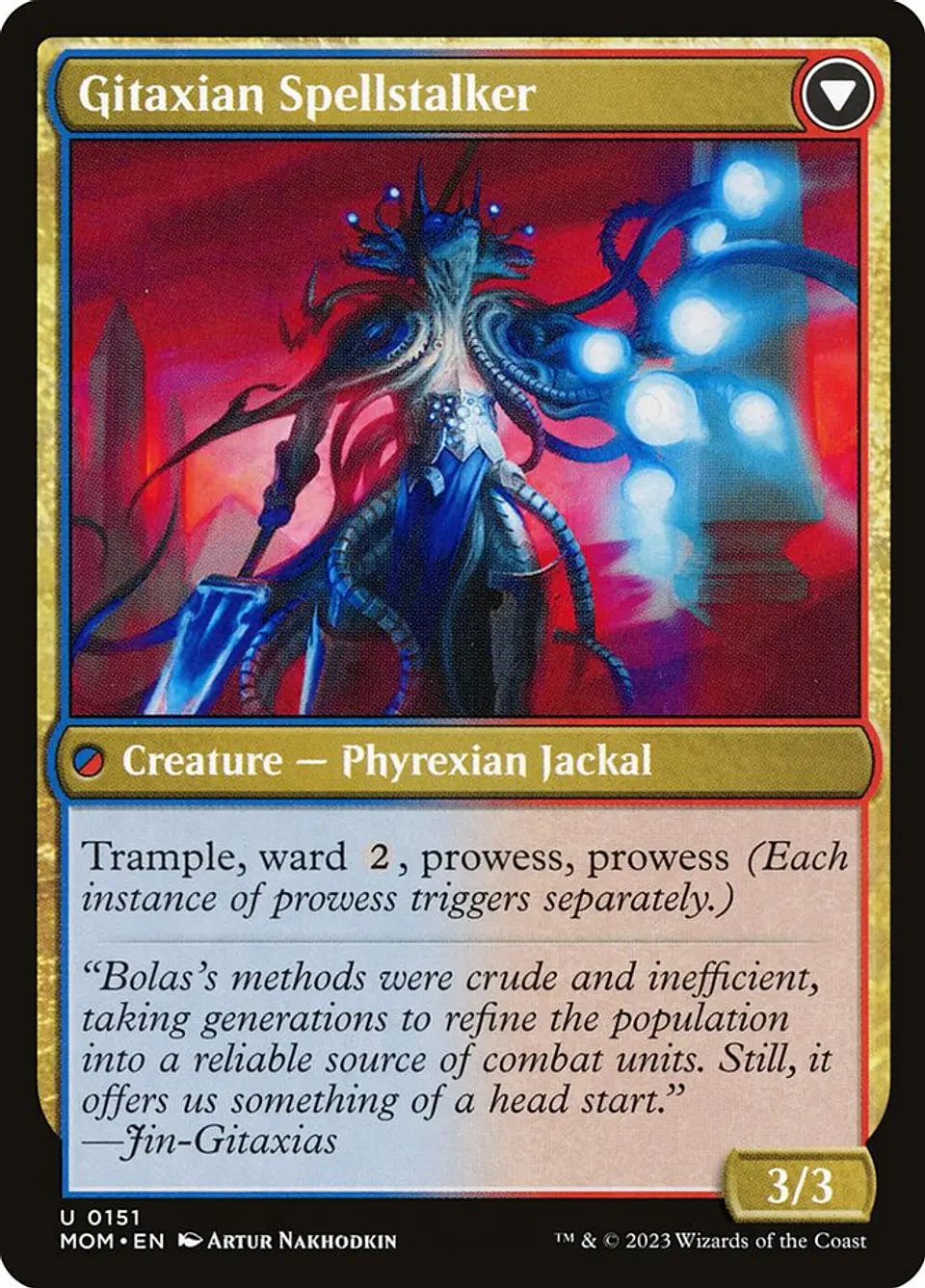 Khenra Spellspear // Gitaxian Spellstalker | Inglés | NM | MOM 2