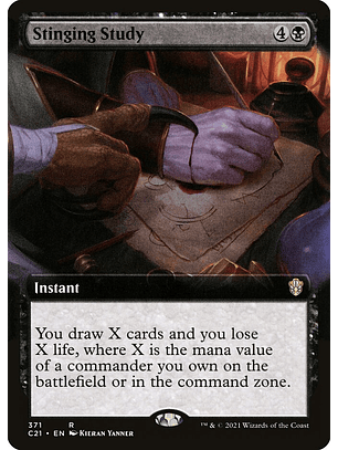 Stinging Study (Extended Art) | Inglés | NM | C21