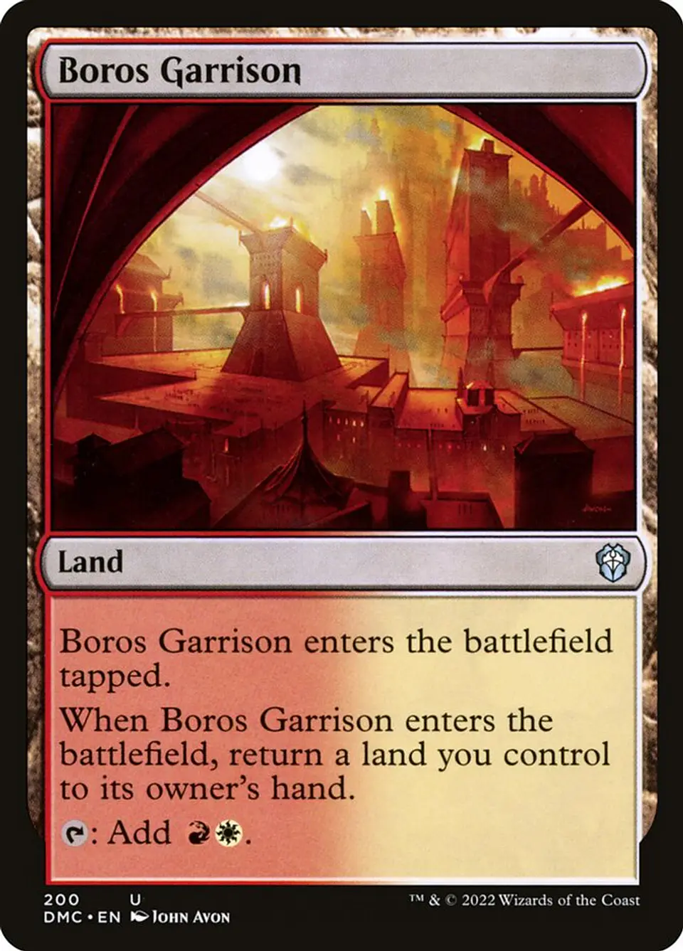 Boros Garrison | Inglés | NM | DMC 1
