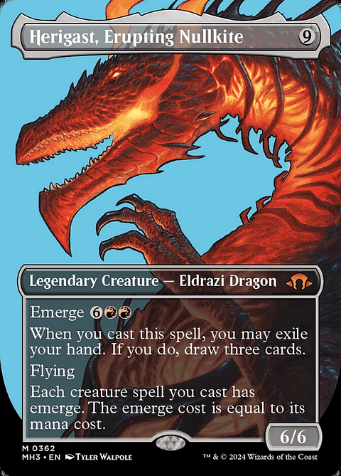 Herigast, Erupting Nullkite (Borderless foil) | Inglés | NM | MH3