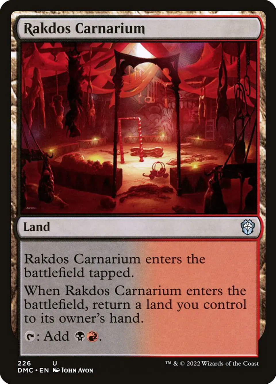 Rakdos Carnarium | Inglés | NM | DMC 1