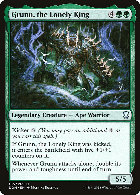 Grunn, the Lonely King | Español | NM | DOM