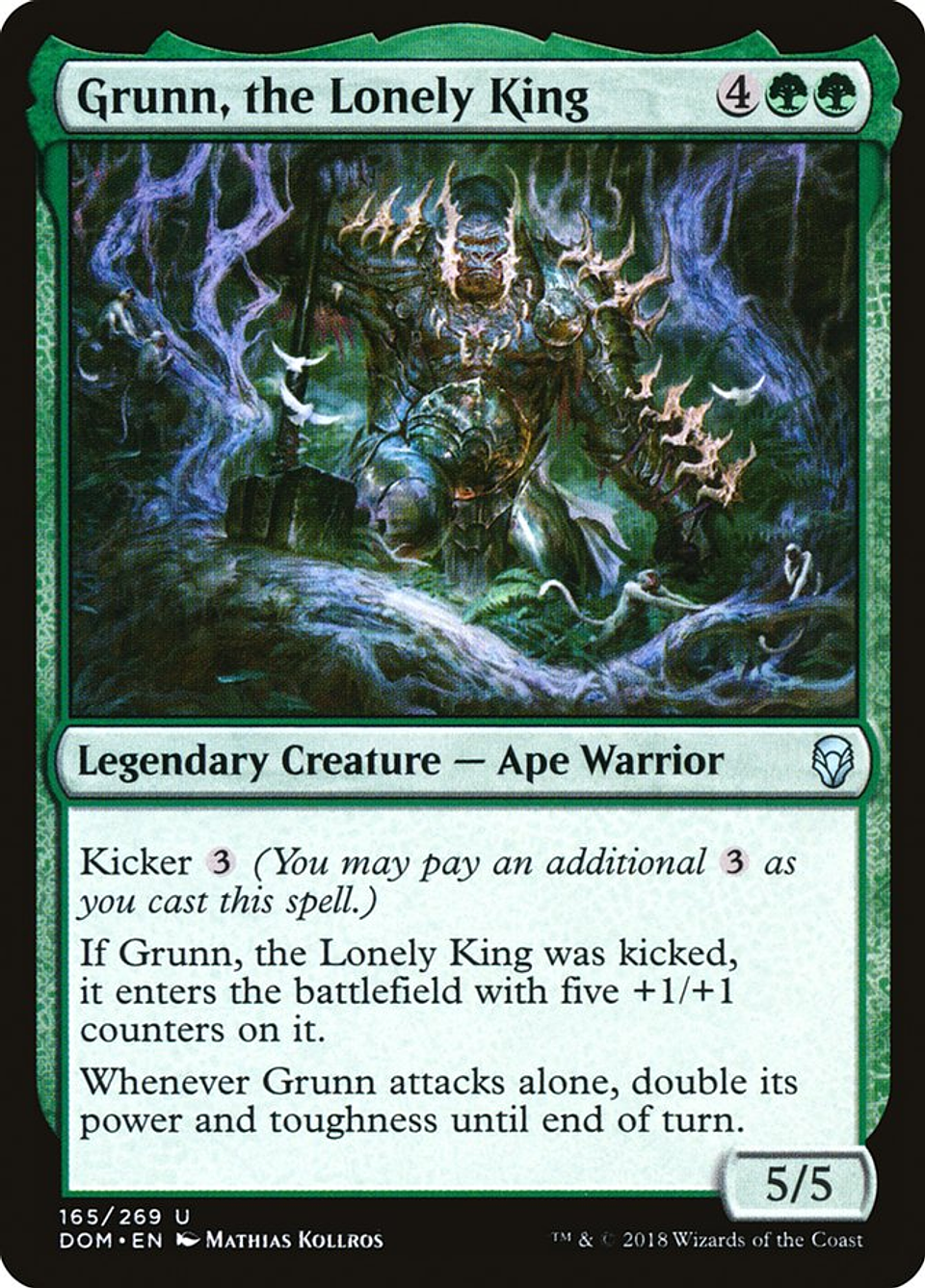 Grunn, the Lonely King | Español | NM | DOM 1