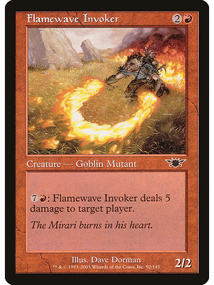 Flamewave Invoker (Retro Frame) | Inglés | EX | LGN