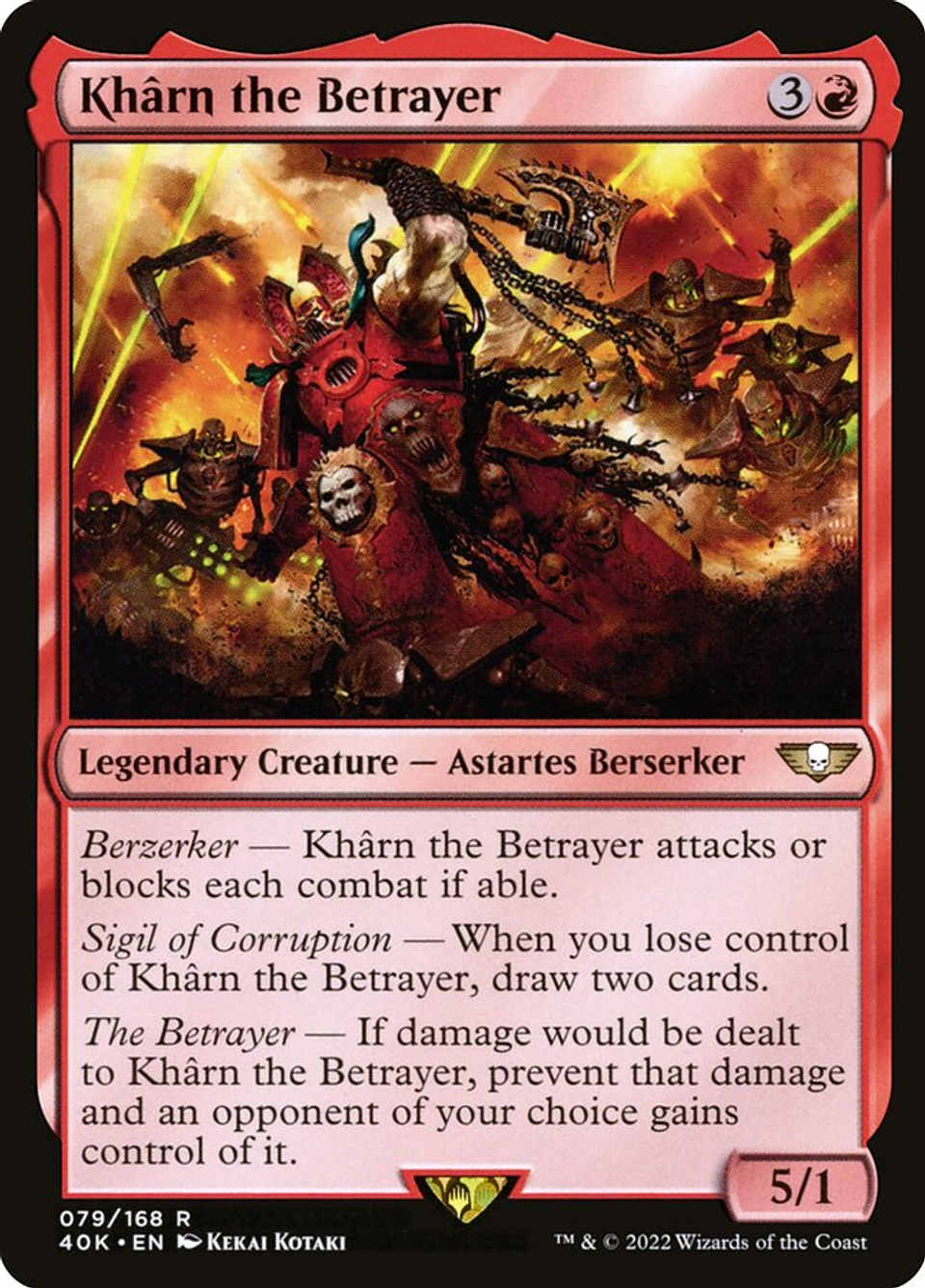 Khârn the Betrayer | Inglés | NM | 40K 1