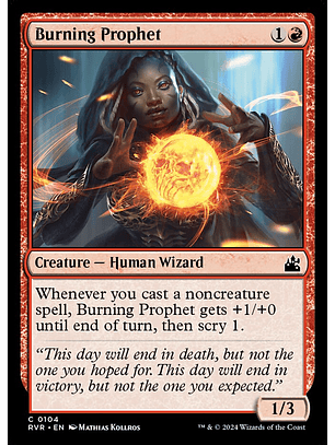 Burning Prophet | Español | NM | RVR