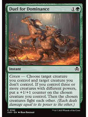 Duel for Dominance | Español | NM | INR