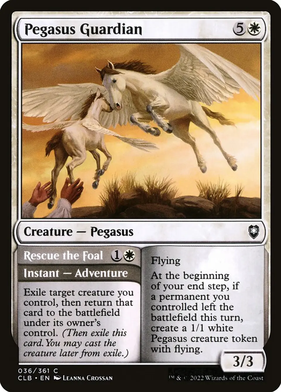 Pegasus Guardian // Rescue the Foal | Inglés | NM | CLB 1