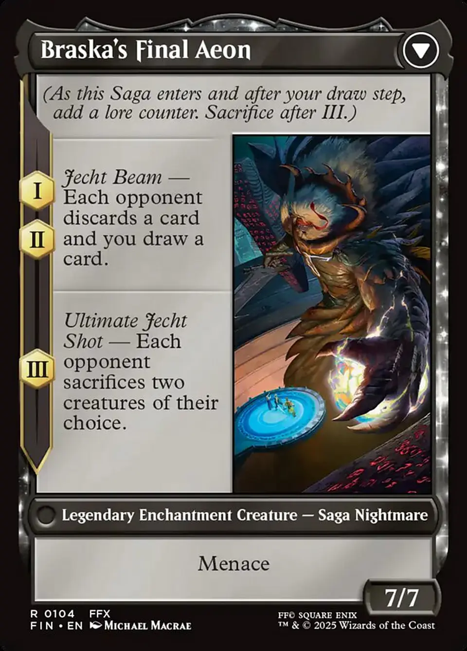 Jecht, Reluctant Guardian // Braska's Final Aeon | Inglés | NM | FIN 2