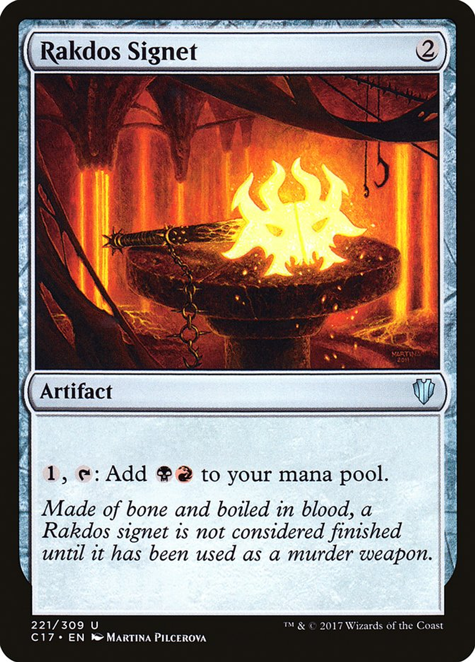 Rakdos Signet | Inglés | VG | C17 1