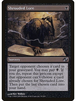 Shrouded Lore | Inglés | EX | PLC