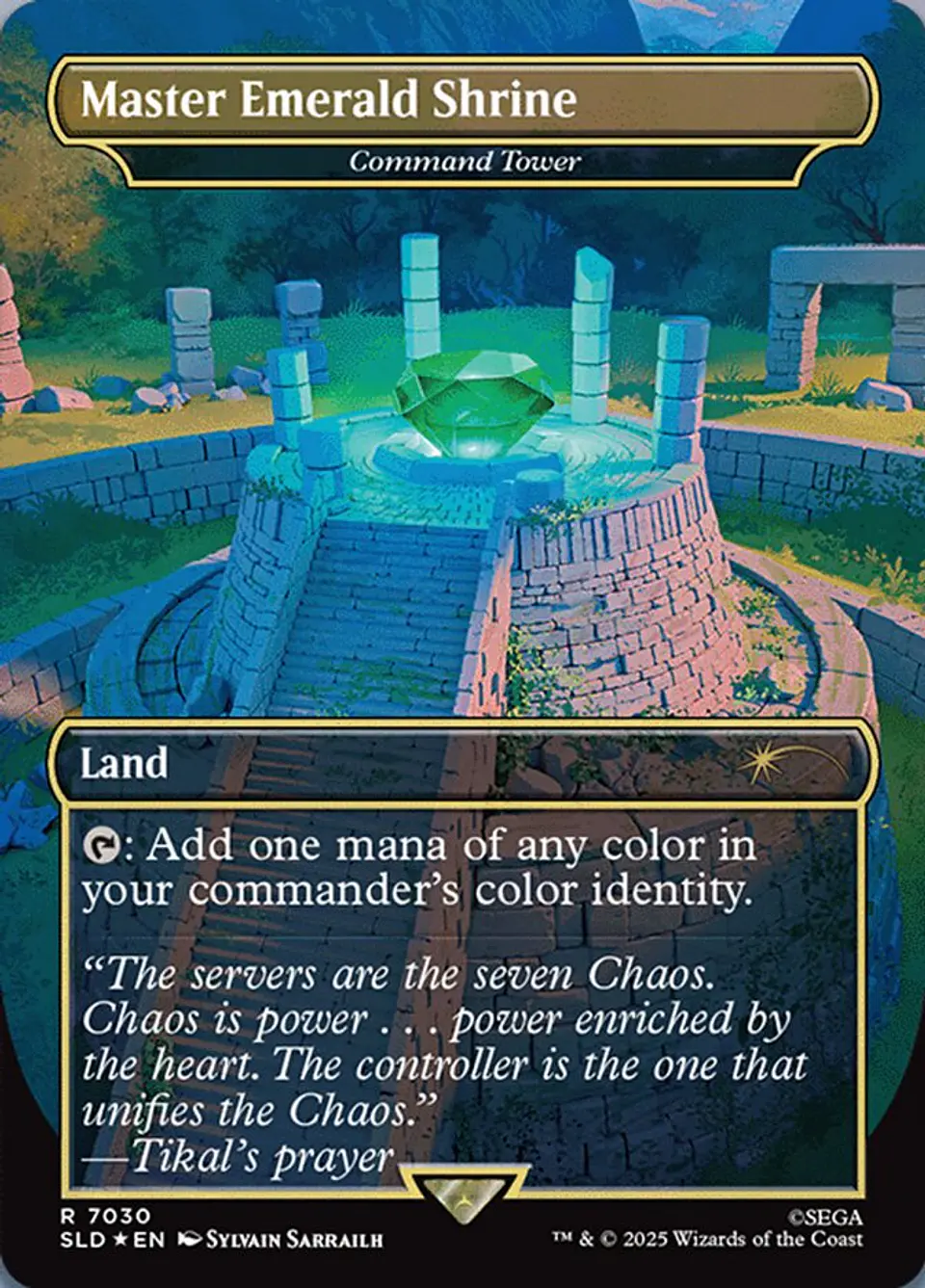 Command Tower (Borderless foil) | Inglés | NM | SLD 1