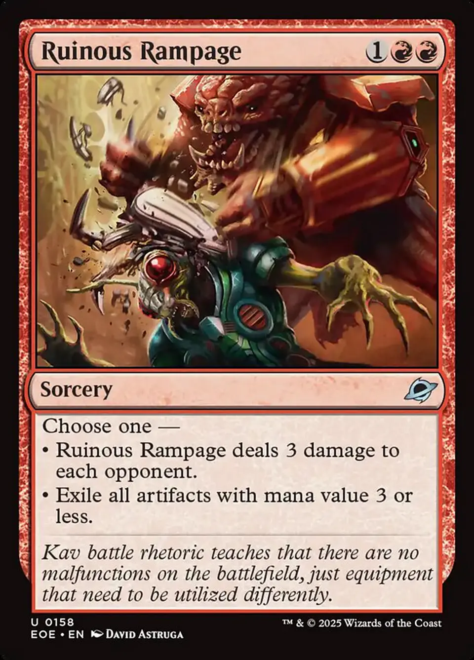 Ruinous Rampage | Inglés | NM | EOE 1