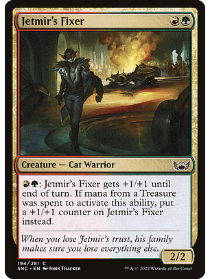 Jetmir's Fixer (foil) | Inglés | NM | SNC