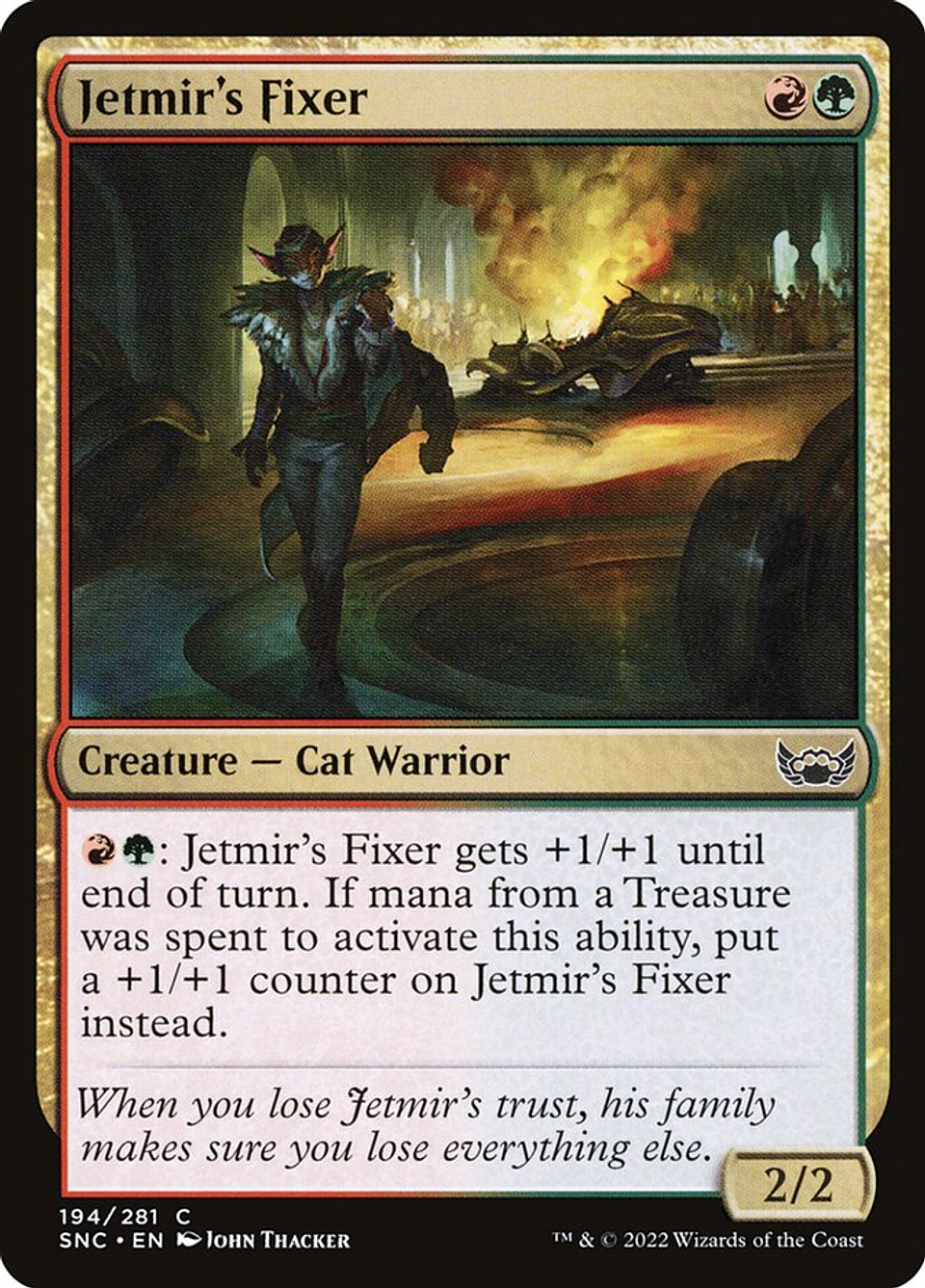 Jetmir's Fixer (foil) | Inglés | NM | SNC 1