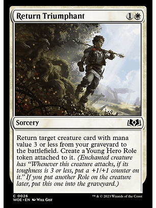 Return Triumphant | Inglés | NM | WOE