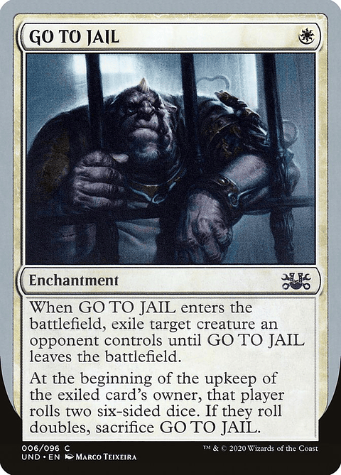 GO TO JAIL | Inglés | NM | UND