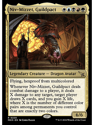 Niv-Mizzet, Guildpact | Inglés | EX | MKM