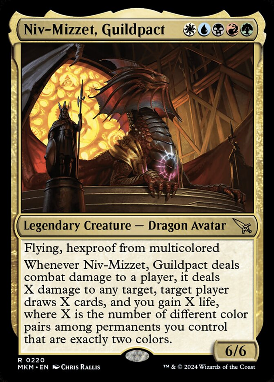 Niv-Mizzet, Guildpact | Inglés | EX | MKM 1
