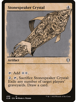 Stonespeaker Crystal (Showcase) | Inglés | NM | CLB