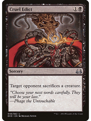 Cruel Edict | Inglés | NM | DVD