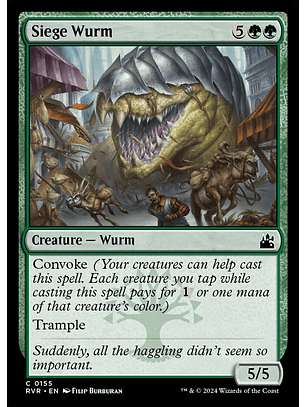 Siege Wurm | Español | NM | RVR