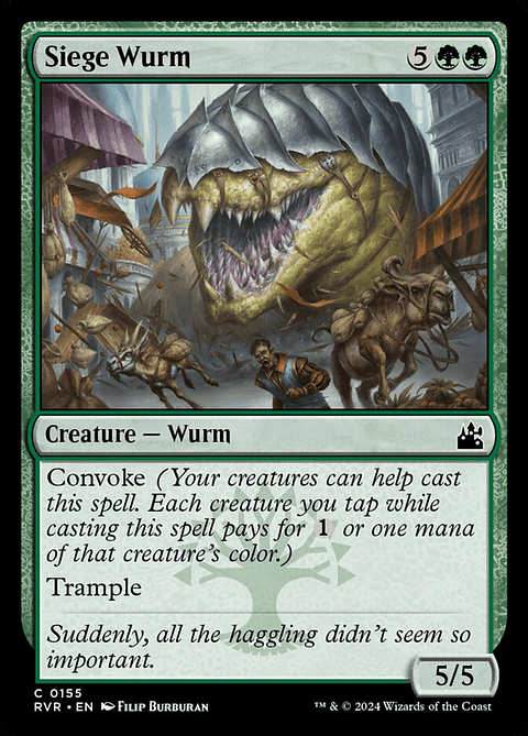 Siege Wurm | Español | NM | RVR