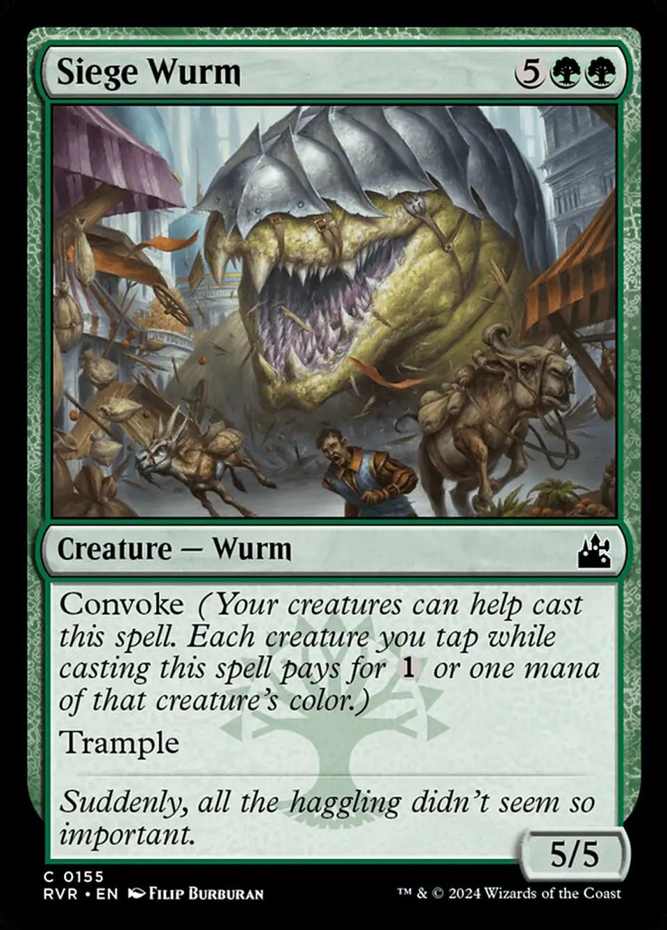 Siege Wurm | Español | NM | RVR 1