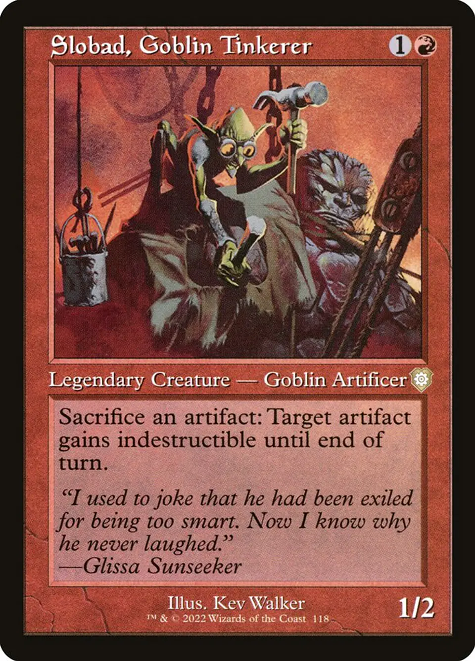 Slobad, Goblin Tinkerer (Retro Frame) | Inglés | NM | BRC 1