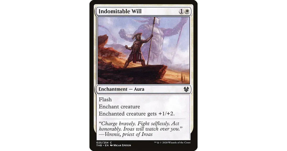 Indomitable Will | Español | NM | THB