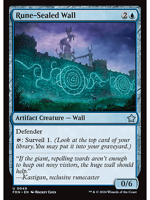Rune-Sealed Wall | Inglés | NM | FDN