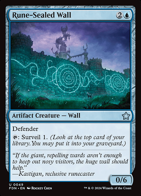 Rune-Sealed Wall | Inglés | NM | FDN