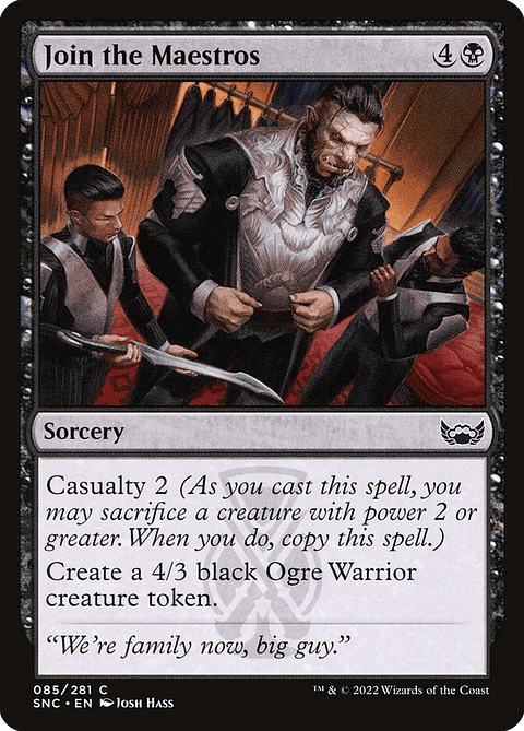 Join the Maestros (foil) | Inglés | NM | SNC