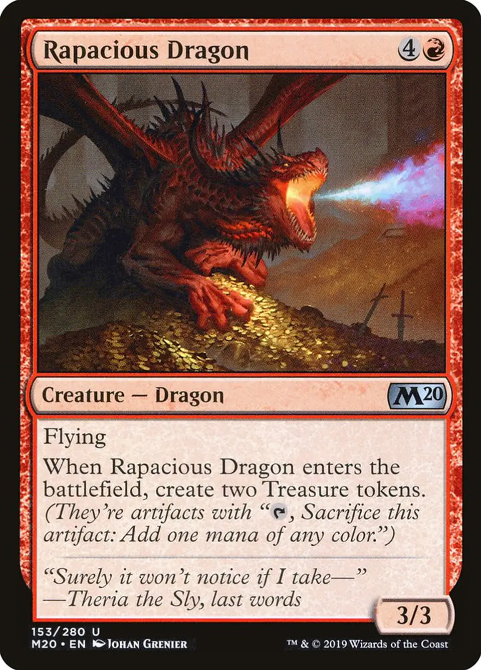 Rapacious Dragon | Inglés | NM | M20 1