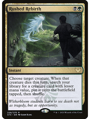 Rushed Rebirth | Inglés | NM | STX