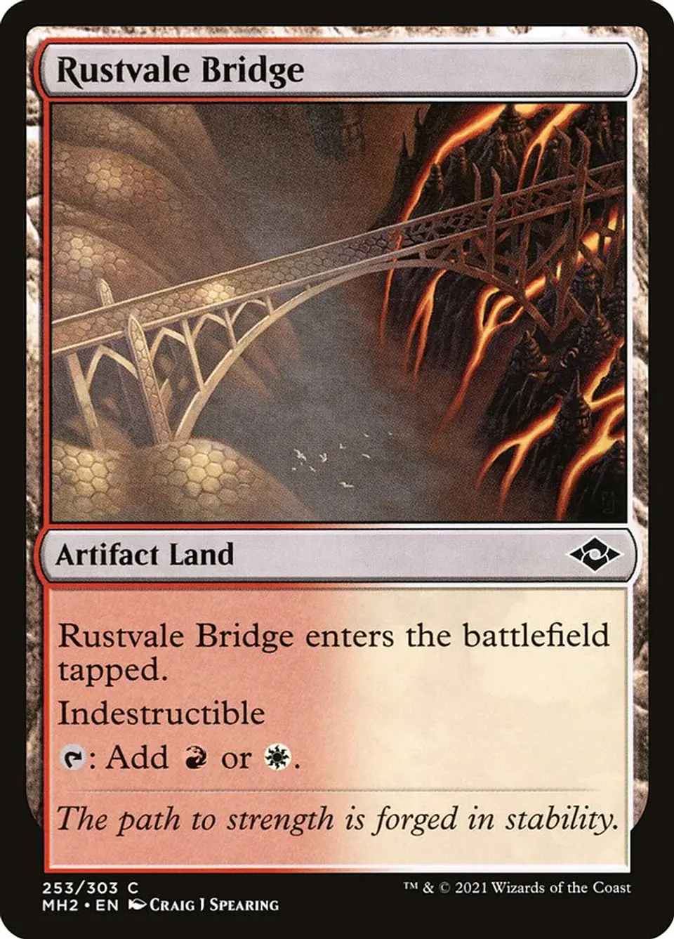 Rustvale Bridge (foil) | Inglés | EX | MH2 1