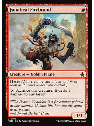 Fanatical Firebrand | Inglés | EX | FDN
