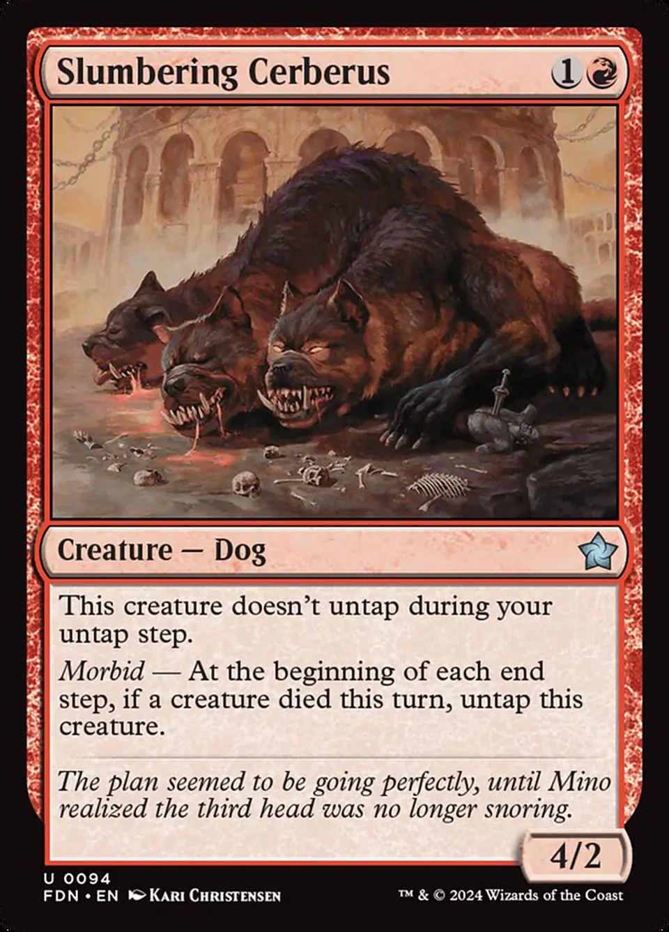 Slumbering Cerberus | Español | NM | FDN 1
